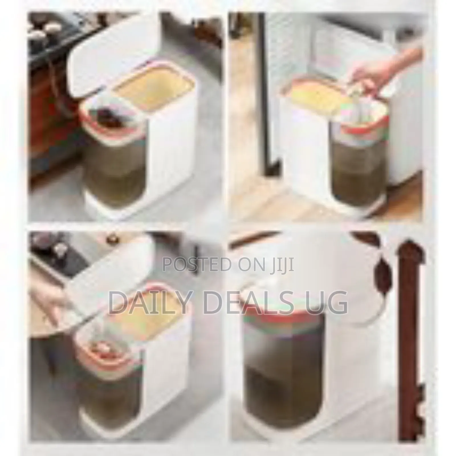 Trash Can 1 12-Liter Rectangular Recycling Kitchen Trash Bin, Filter