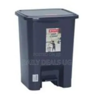 10 Litres Multifunctional Outdoor Square Step on Dustbin Plastic Trash