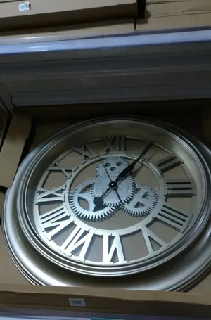 Elegant Oversized Silent Wall Clock With Roman Numerals