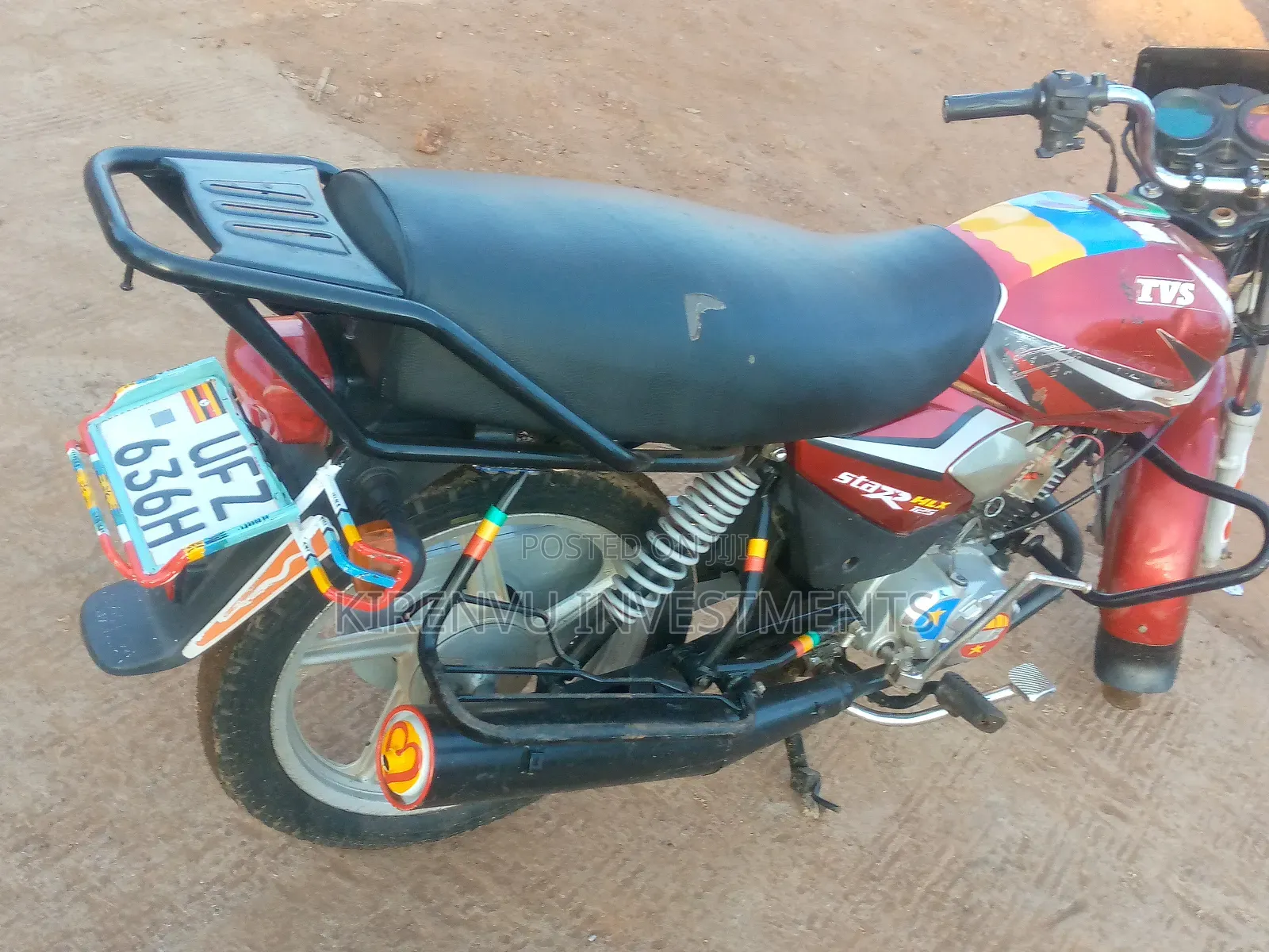 TVS HLX 125 2022 Red