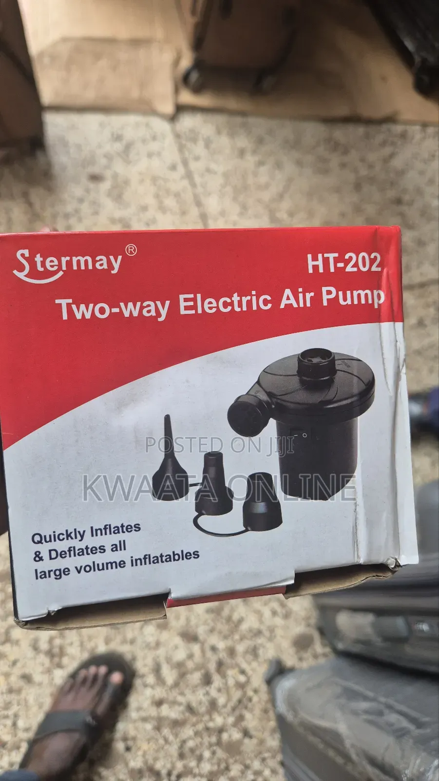 Stermay Ac Two Way Electric Air Pump Automatic