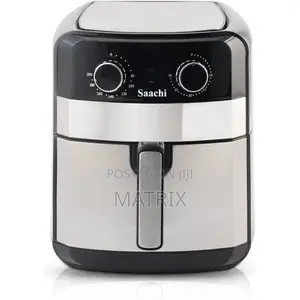 Saachi Original Electric Air Fryer 5litres Silver Black