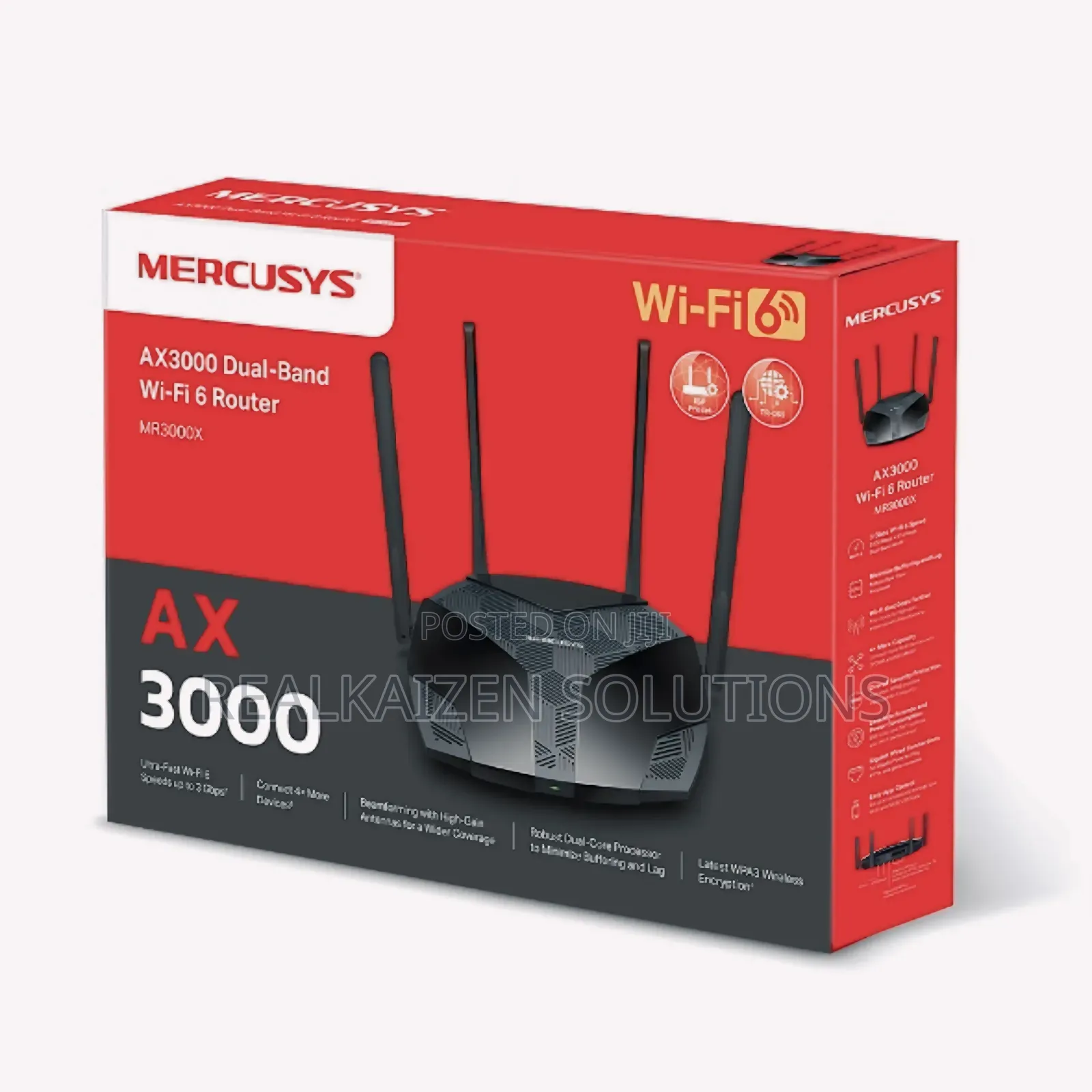 Mercusys Ax3000 Dual-Band Wi-Fi 6 Router