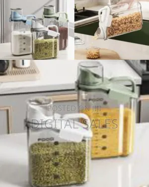 3 Pieces of 2500ml, 1800ml, 1500ml Cereal Containers Storage