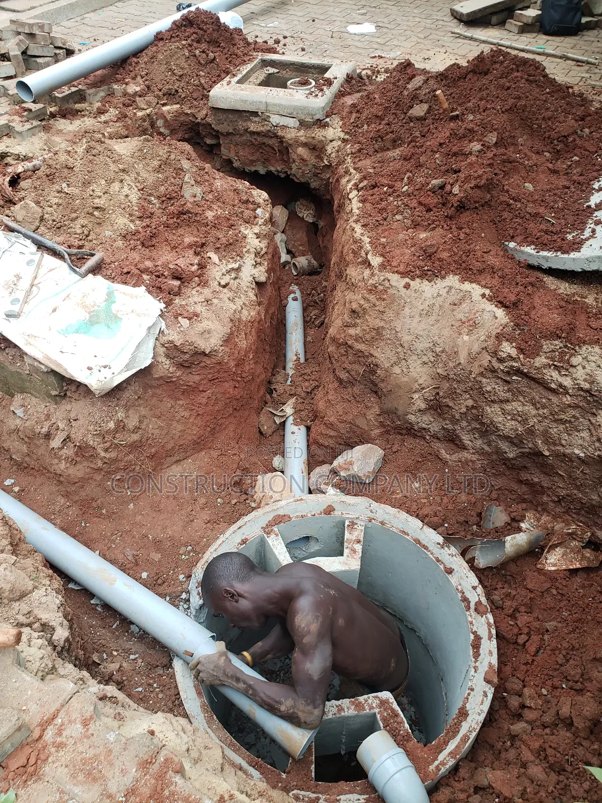 Biodigester Installation for 4 Toilets