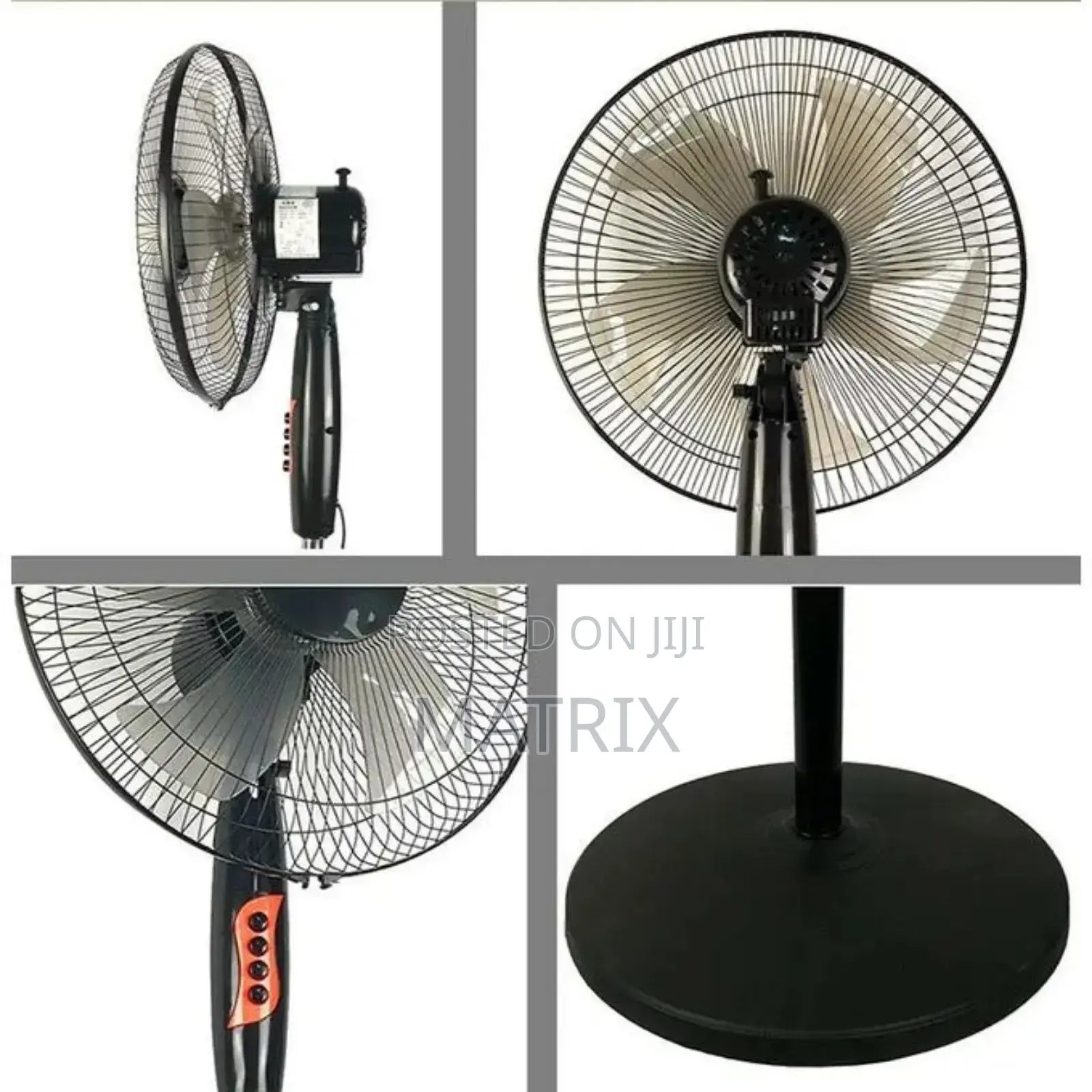 High Efficient 16 Inch Stand Fan That Blows Wind at a Large Angle