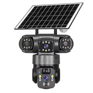 CCTV Camera Powered by Solar Energy Connects With Phone by Sim Card