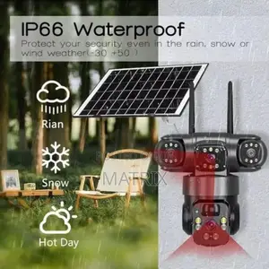 CCTV Camera Powered by Solar Energy Connects With Phone by Sim Card