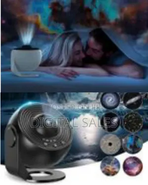 12 Films Led Star Timed Starry Sky Projector Night Light 360° Rotate