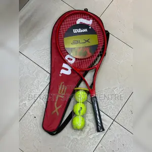 Tennis Racket Wilson With Tennis Ball