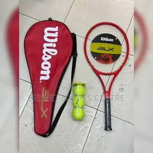 Tennis Racket Wilson With Tennis Ball