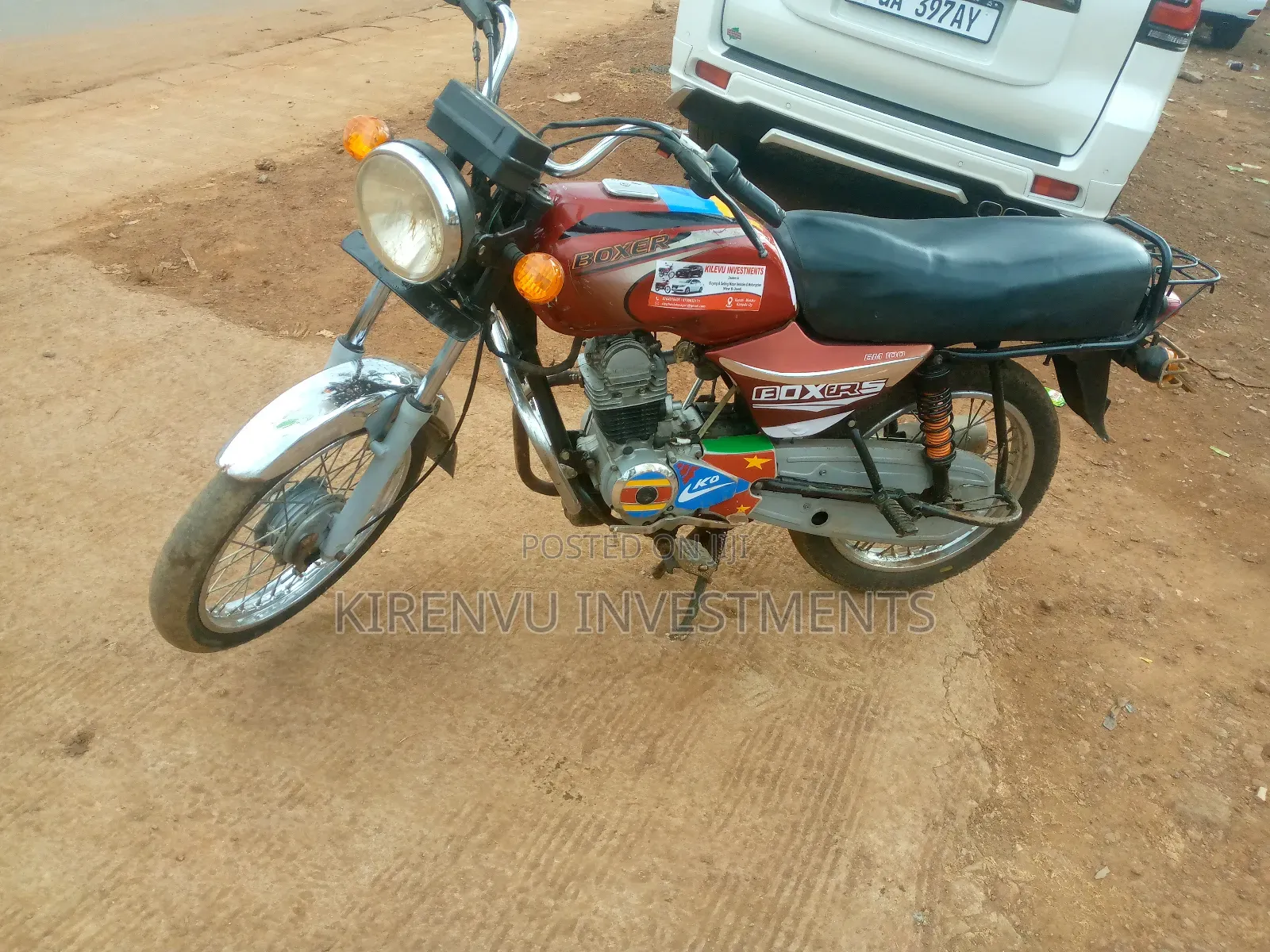 Bajaj Boxer 100 2016 Red