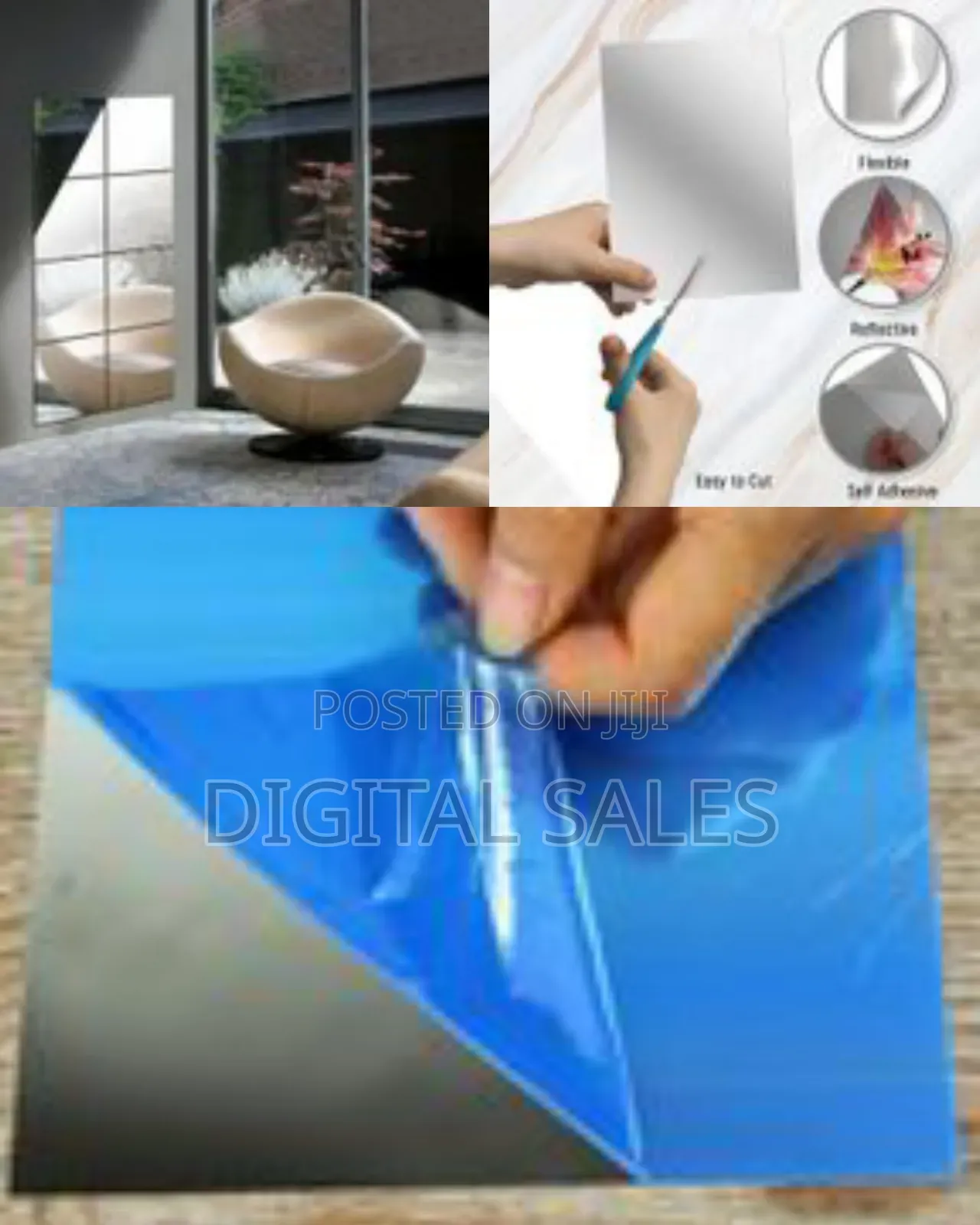 Soft Mirror Sticker Big Flexibmirror Sheets Full Body Mirror