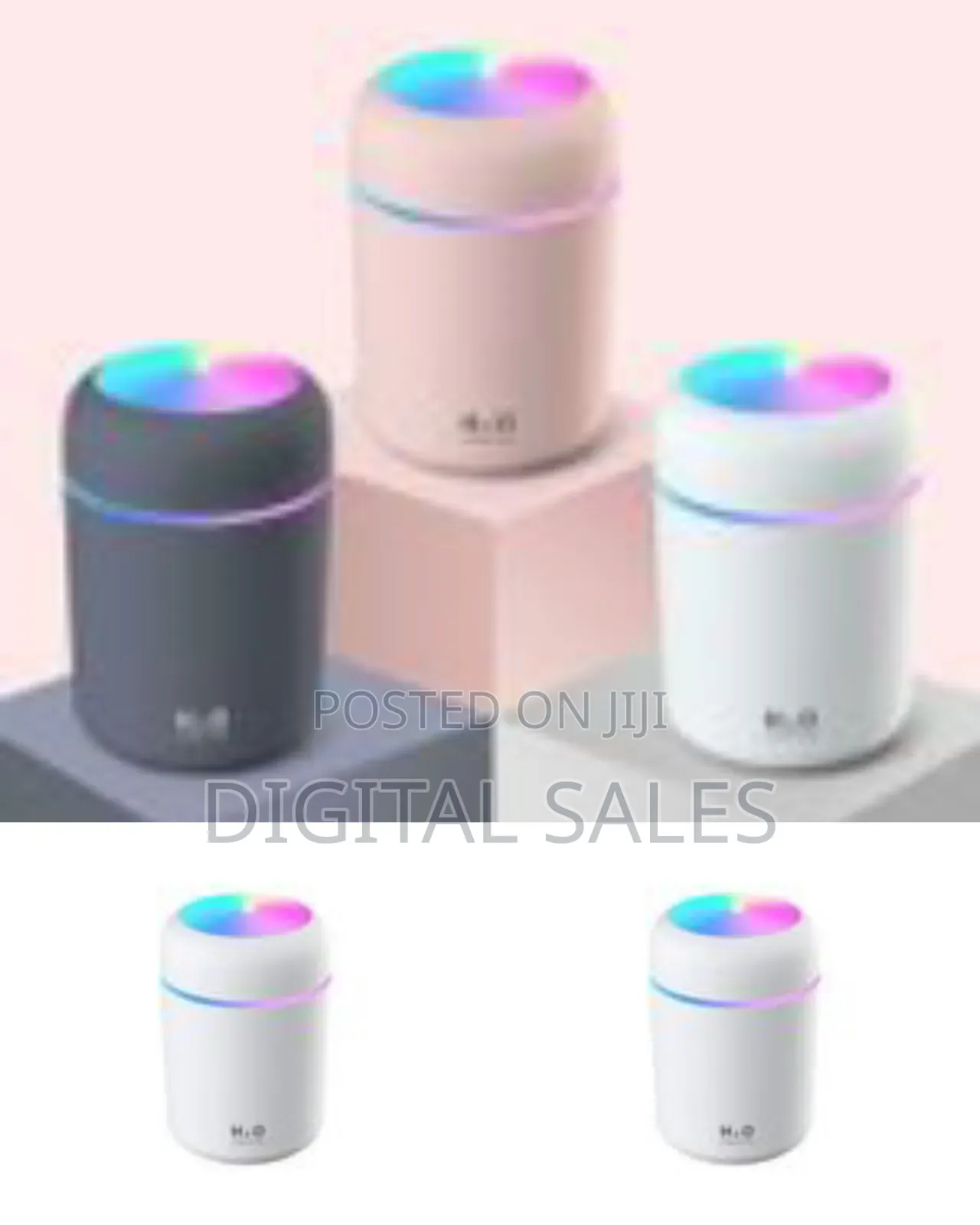 Portable Colorful Mini H2o Humidifier- Essential Oil Diffuser,