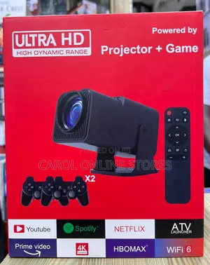 Ultra Hd Projector With Game
