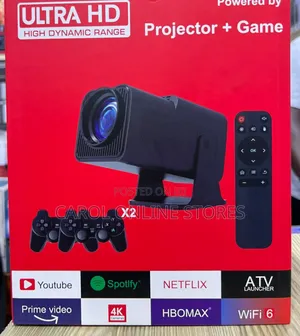 Ultra Hd Projector With Game