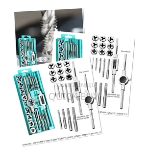 20 Piece Tap Set M3 - M12 Thread Cutting Set