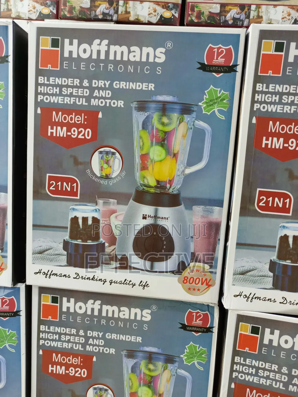 Hoffmans Blender Dry Grinder, Hm-920