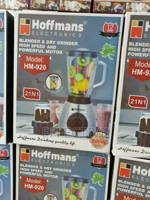 Hoffmans Blender Dry Grinder, Hm-920