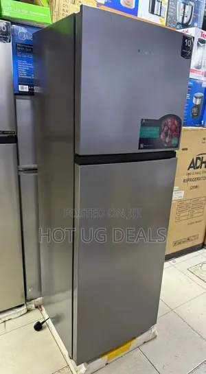 Hisense Hisense 328l Double Door Refrigerator - Silver