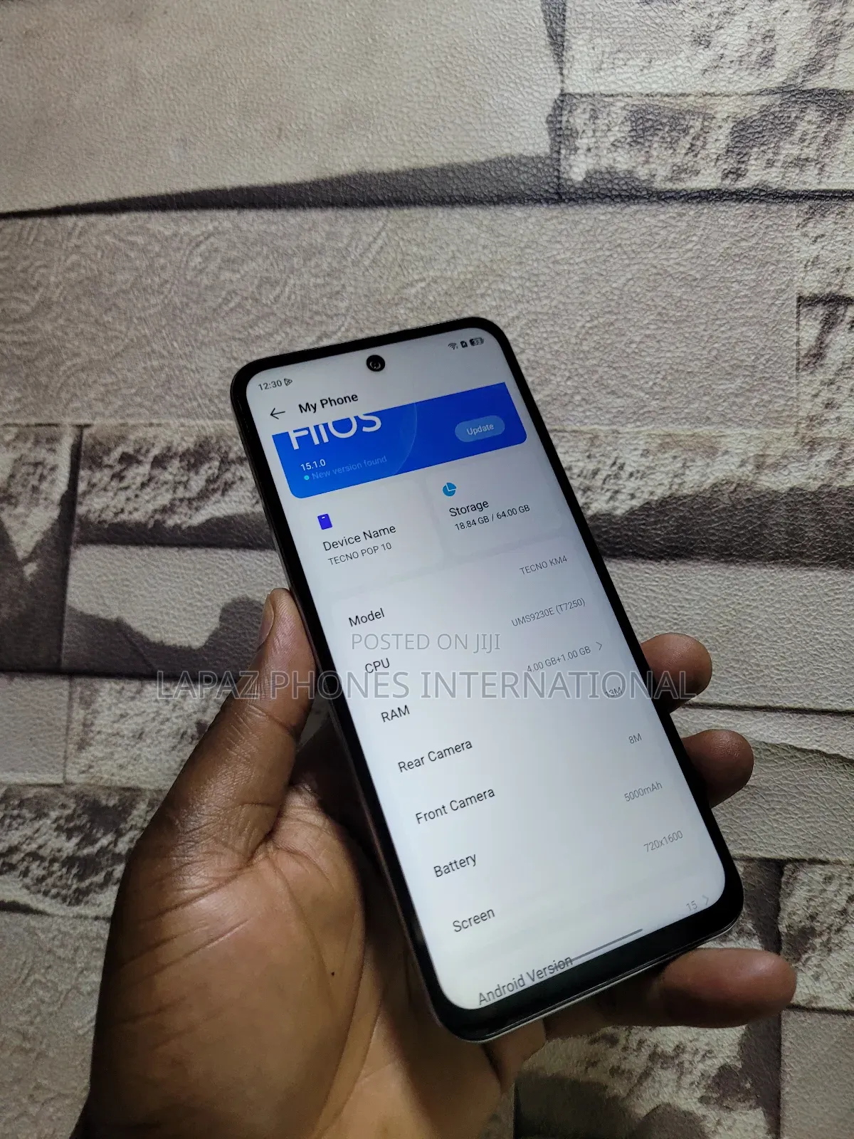 Tecno Pop 10 64 GB Gold