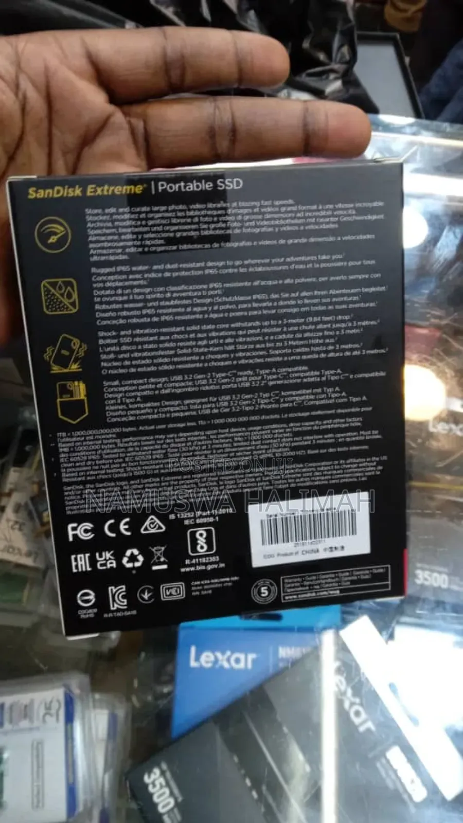 Sandisk Extreme Portable SSD