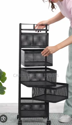 5 Layers 360 Rotating Food Storage Rack