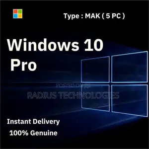 Windows 10 / 11 Pro (5pc) – Retail Online License