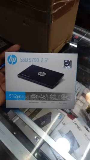 Hp SSD S750 2.5" Solid-State Drive With a Storage Capacity of 512gb.