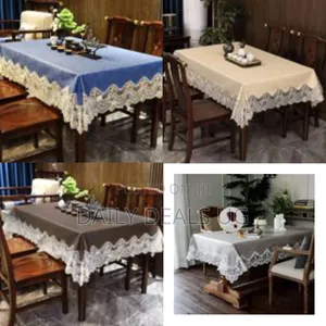 150*220cm Table Cloth European Lace Tablecloth Wipeable Pastoral