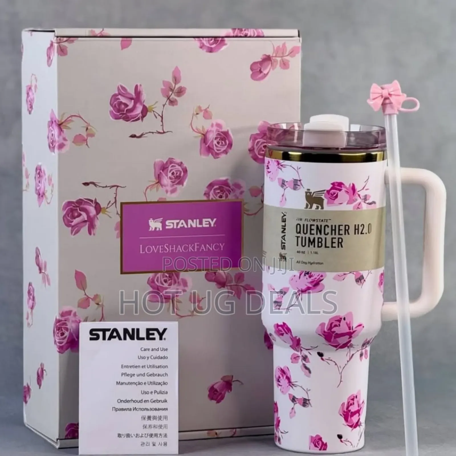 Stanley Flowered Cup. - Multcolour