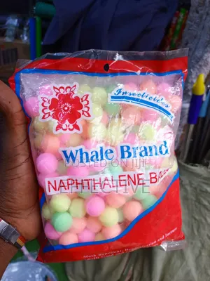 Whale Brand Naphthalene Balls.