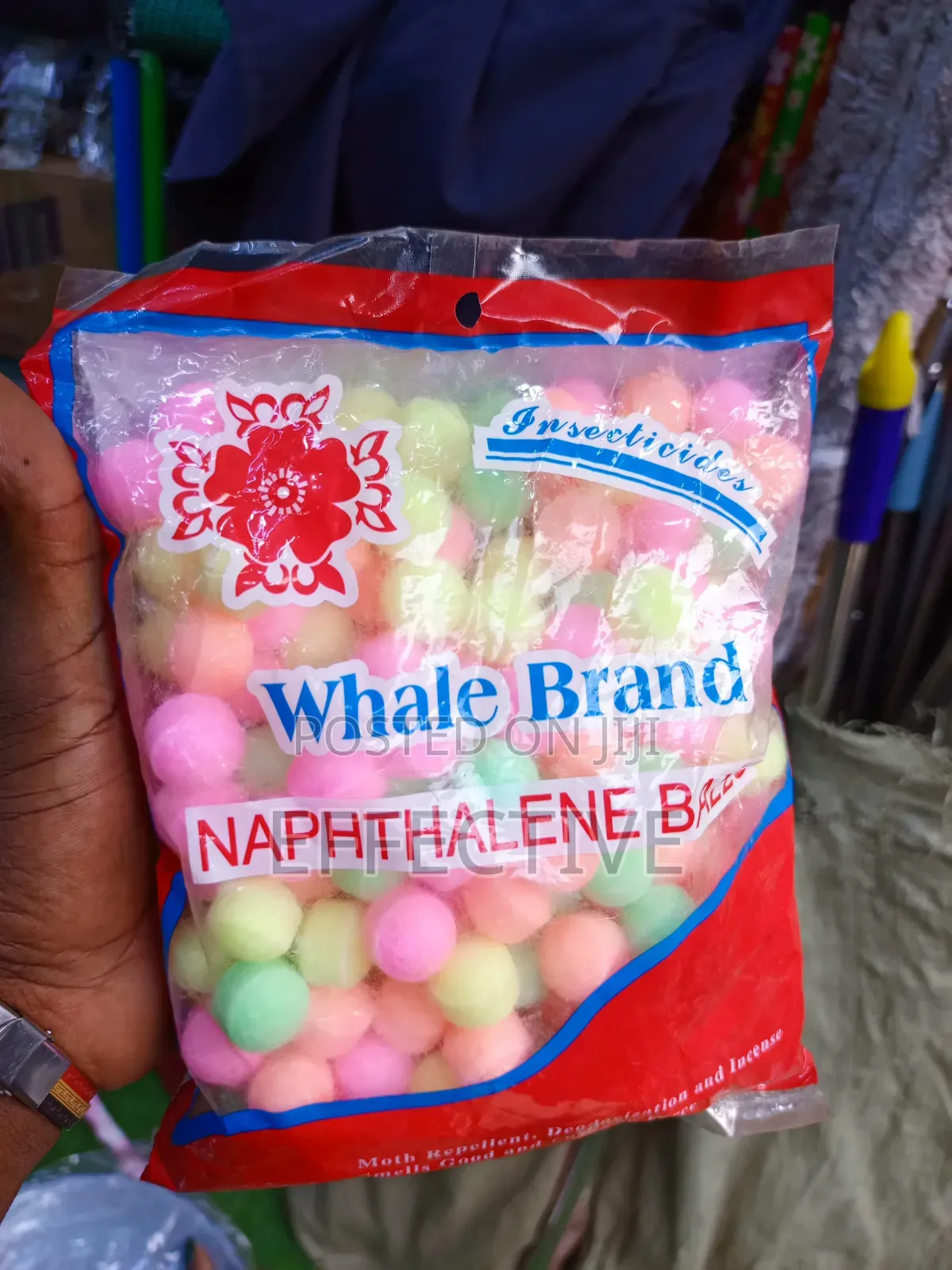 Whale Brand Naphthalene Balls.