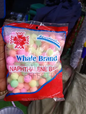 Whale Brand Naphthalene Balls.