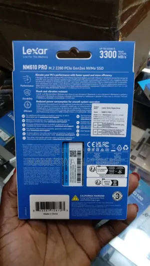 Lexar Nm610 Pro M.2 2280 Pcie Gen3x4 Nvme Ssd.