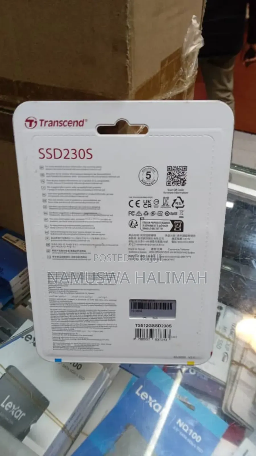 Transcend Ssd230s 512gb Solid State Drive.