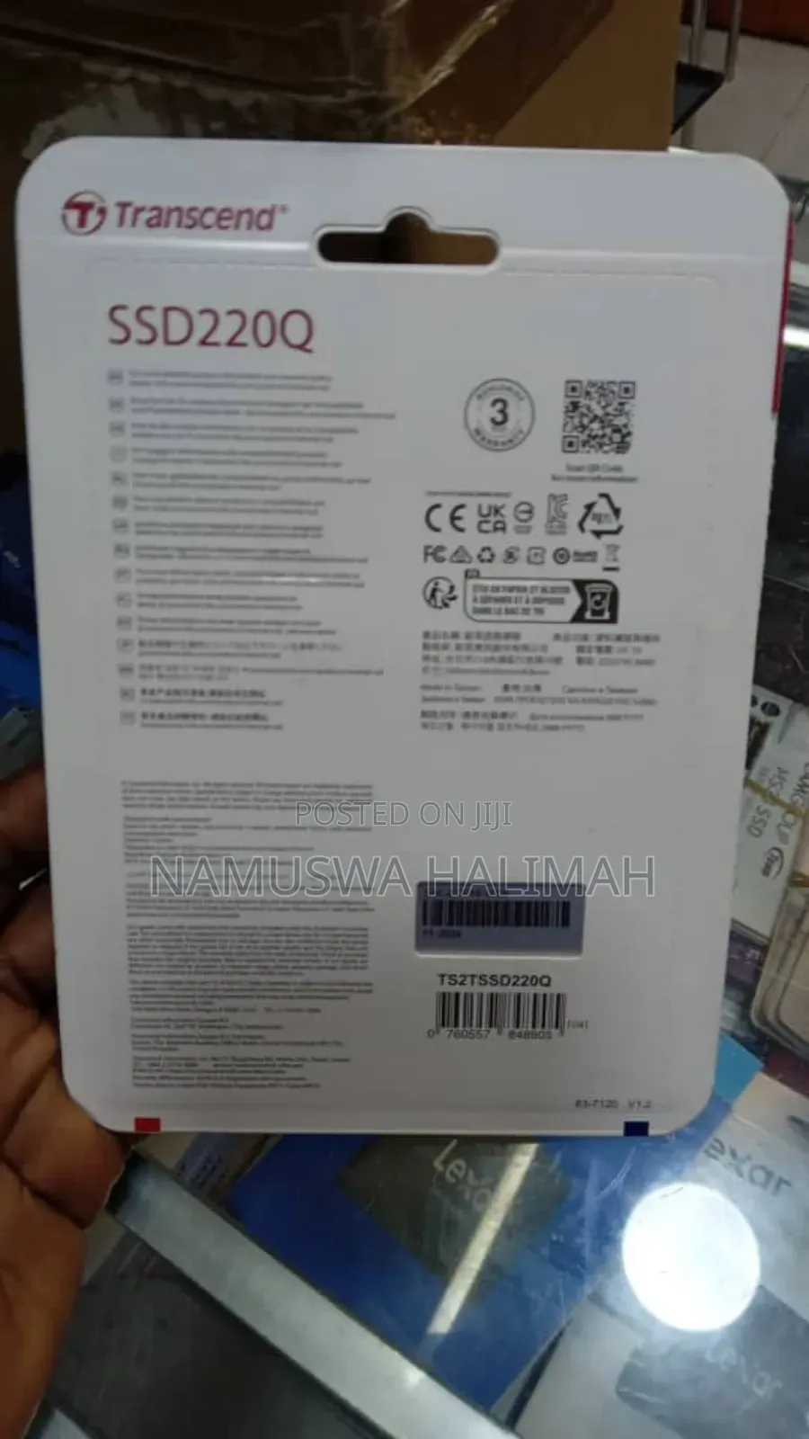 Transcend Ssd220q 2tb 2.5-Inch Sata Iii 6gb/S Solid-State Drive (Ssd).