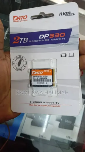 Dato Dp330 2tb M.2 2230 Pcie SSD Nvme Gen3 X4 Internal SSD