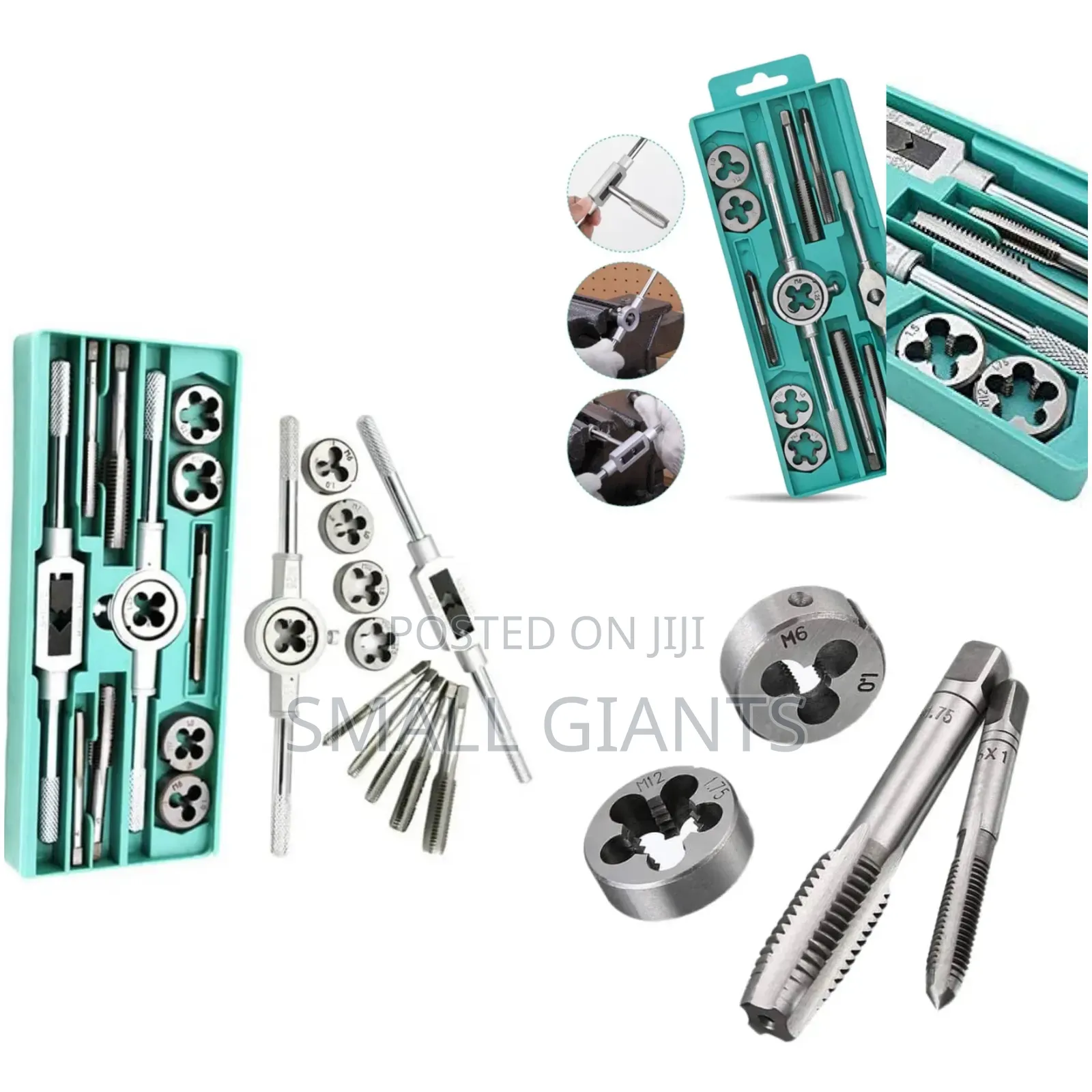 12pcs Threading Tap Die