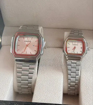 Original Silver Casio Couples Automatic Wrist Time Piece at 20%Discount