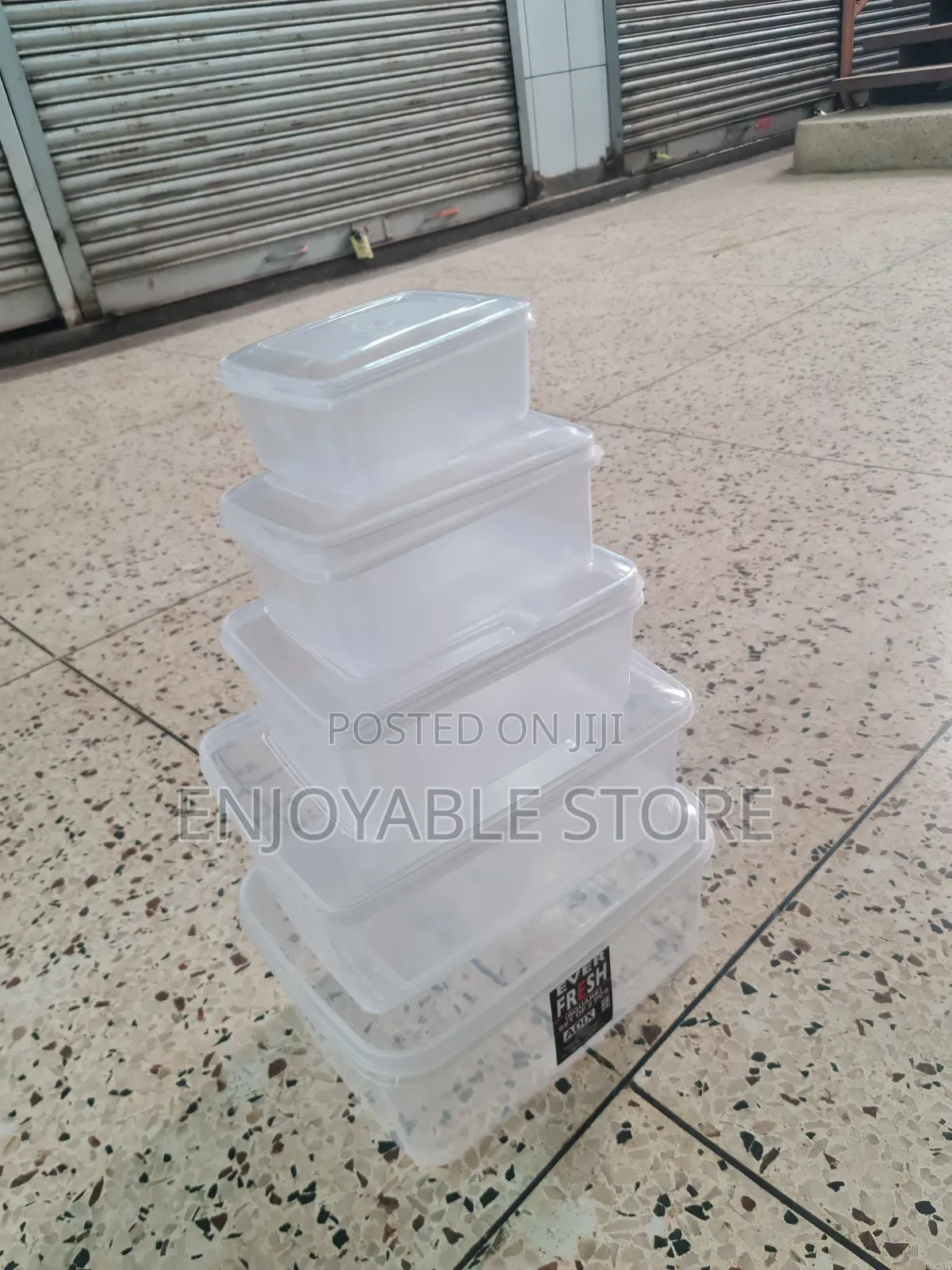 Plastic Storage Food Containers Set 5pcs