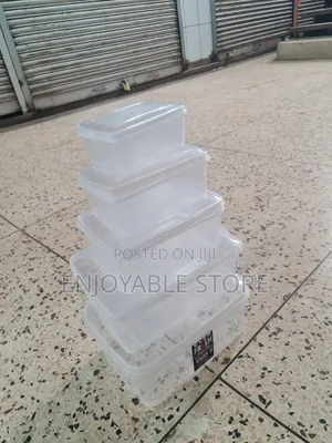 Plastic Storage Food Containers Set 5pcs