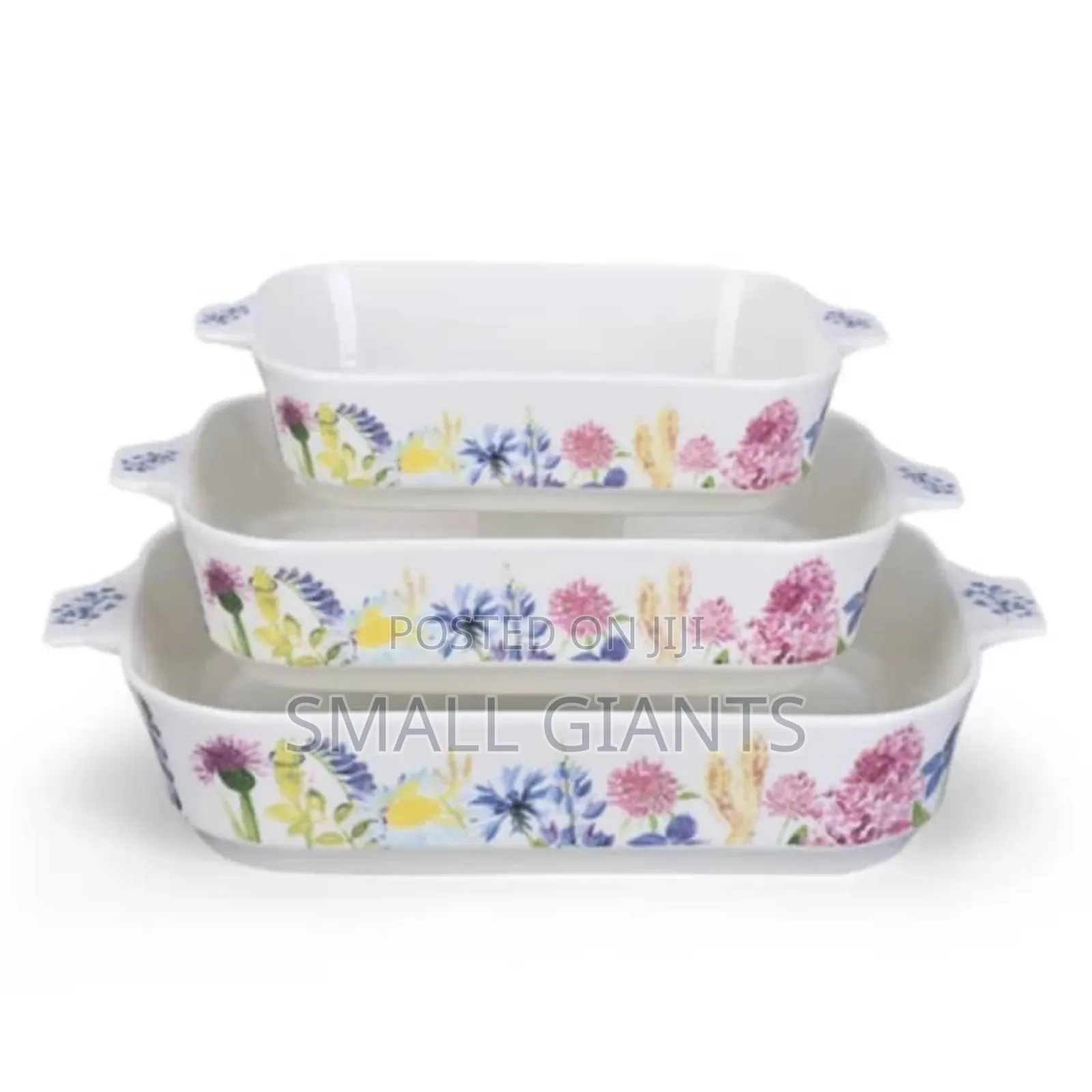 3pcs Ceramic Bakeware and Dinner Set Dishes