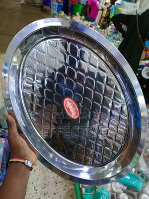 50cm Stainless Steel Oval Serving Tray.