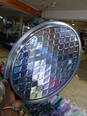 50cm Stainless Steel Oval Serving Tray.