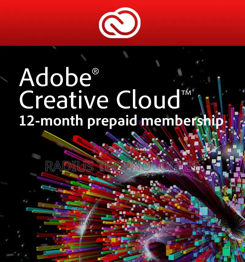 Adobe Creative Cloud All Apps – 1 Year (Digital Download)