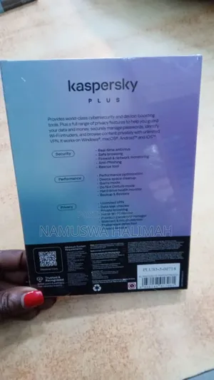 Kaspersky Plus, a Cybersecurity Software.
