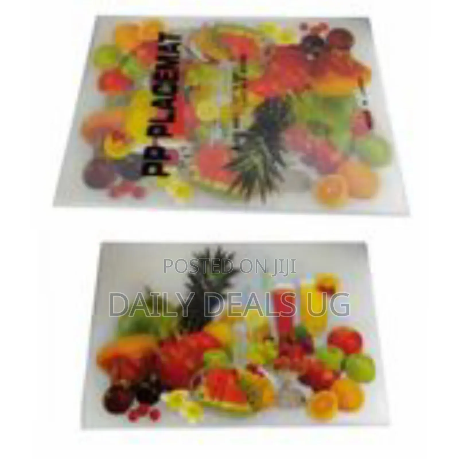 12 Pieces of Plastic Placemats Table Mats for Dining Table Set, White