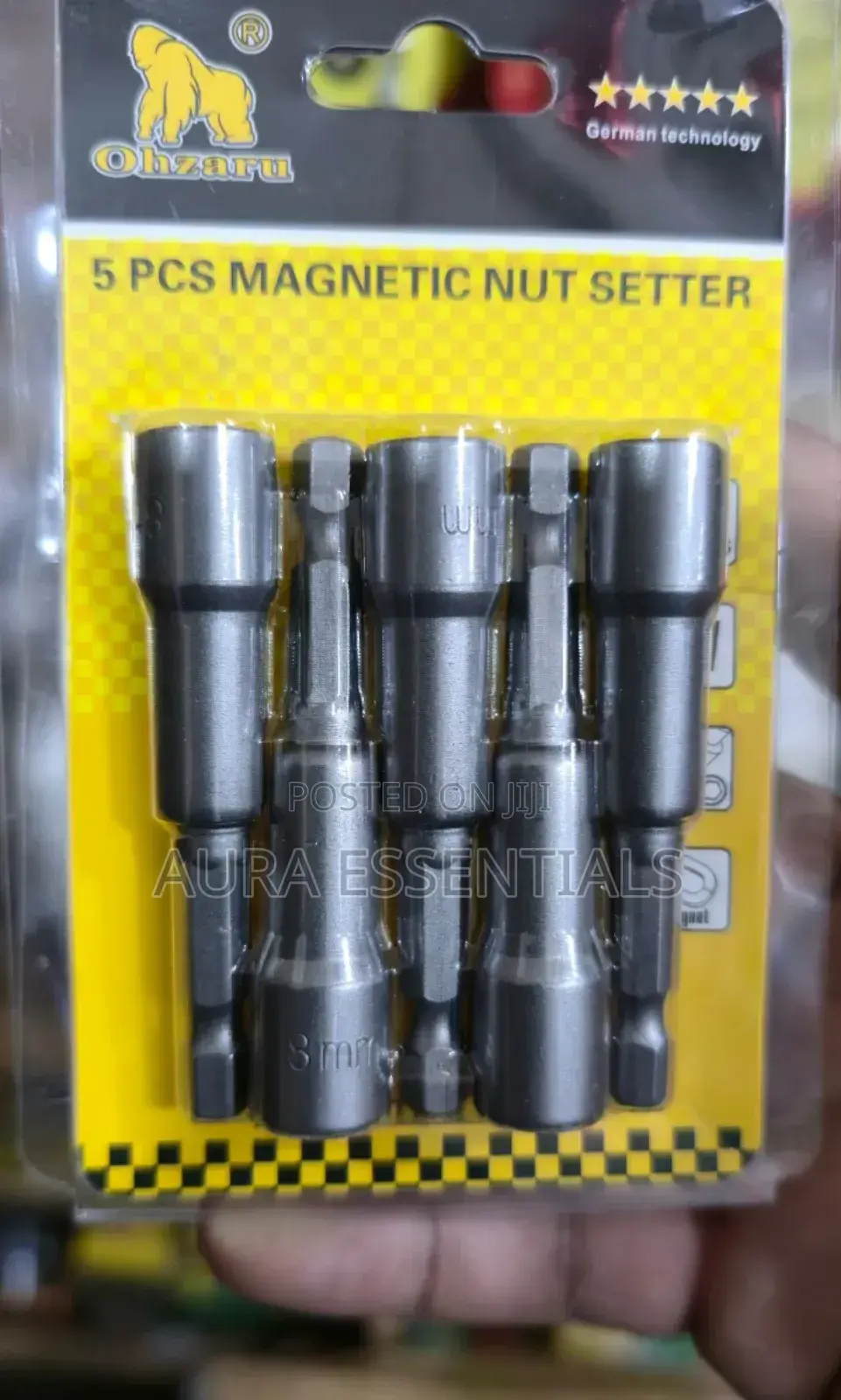 5pcs 8mm Magnetic Nut Setters