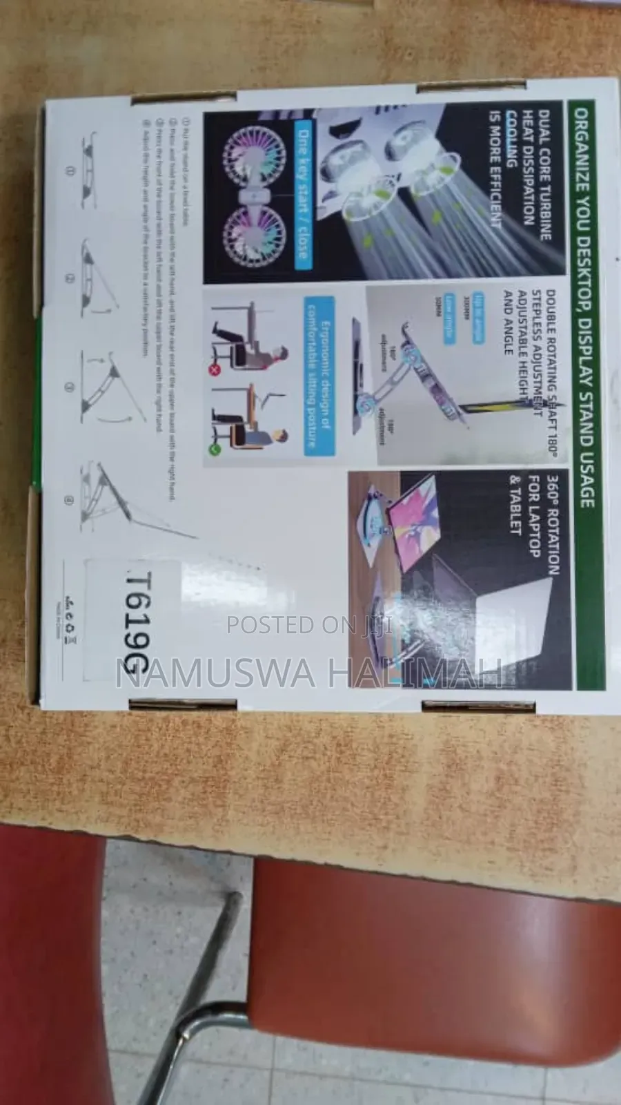 Laptop Stand V4.1 With Dual Fan Cooling.